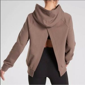 Athleta Moonrise Hoodie XXS - Mineral Brown